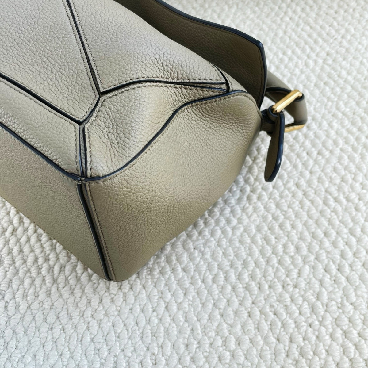 Loewe - Puzzle Small - Leather - Green - (small)