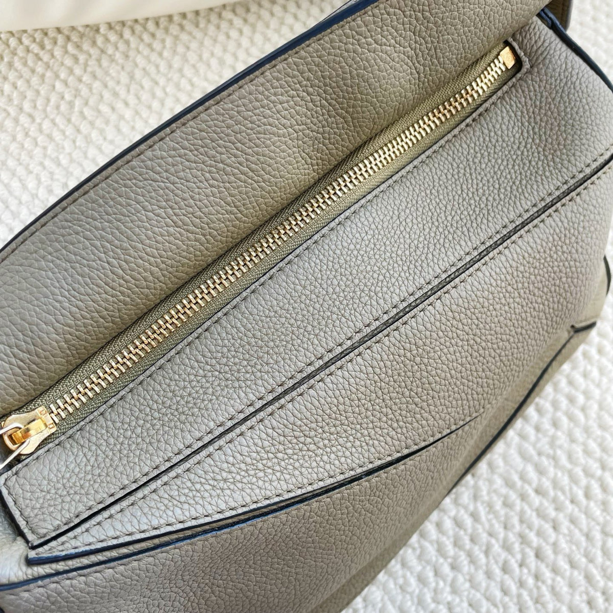 Loewe - Puzzle Small - Leather - Green - (small)