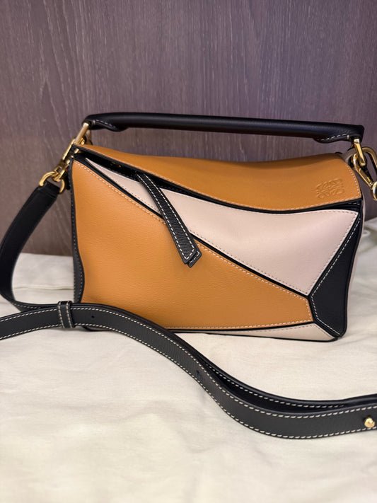 Loewe - Puzzle Small - Leather - Multicolour - (small)