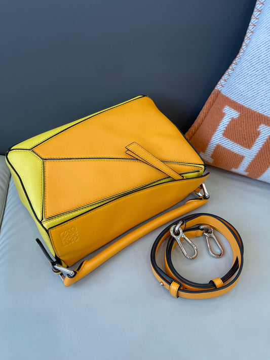 Loewe - Puzzle Small - Leather - Multicolour - (small)