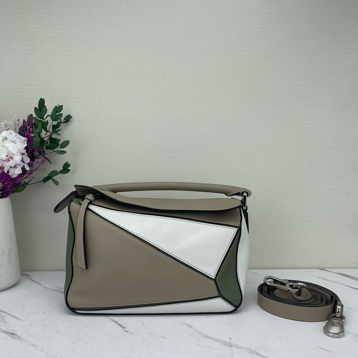 Loewe - Puzzle Small - Leather - Multicolour - (small)