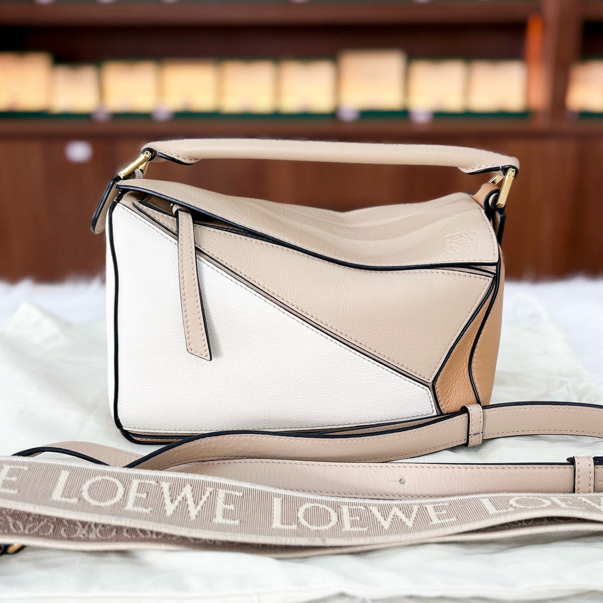 Loewe - Puzzle Small - Leather - Multicolour - (small)