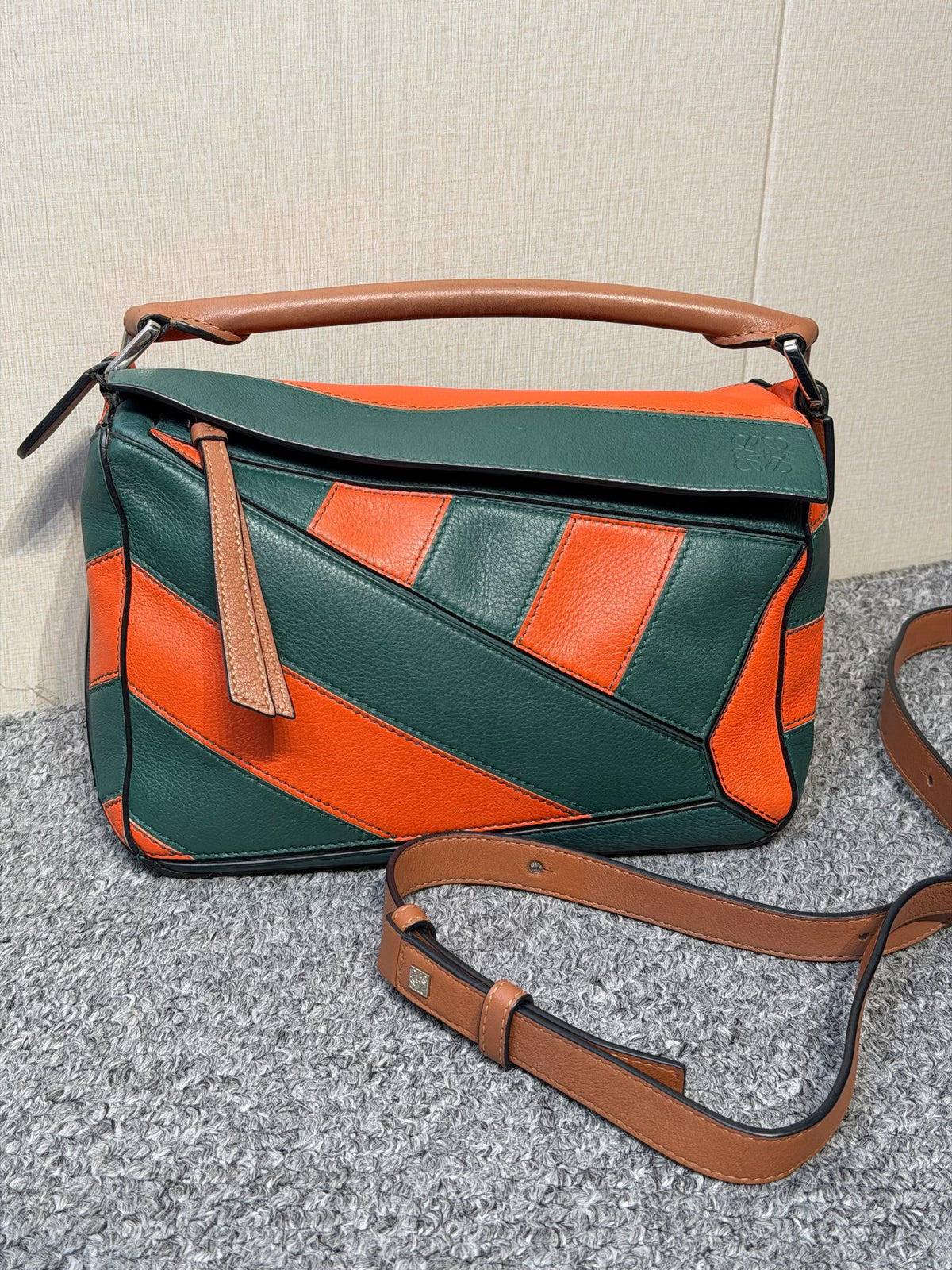 Loewe - Puzzle Small - Leather - Multicolour - (small)
