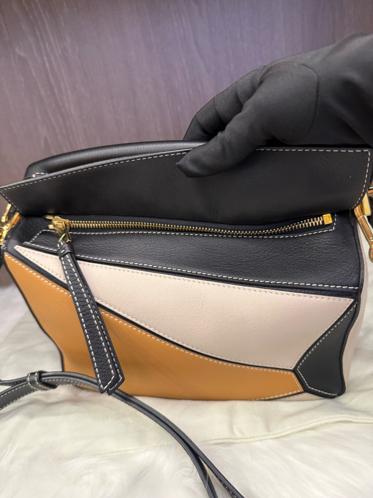 Loewe - Puzzle Small - Leather - Multicolour - (small)