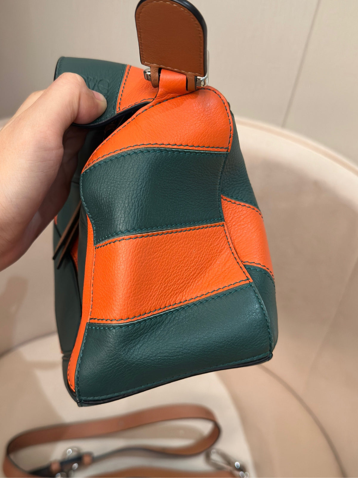 Loewe - Puzzle Small - Leather - Multicolour - (small)