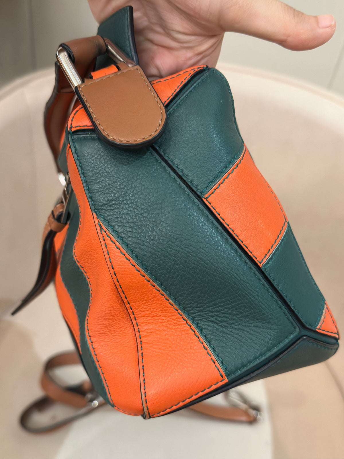 Loewe - Puzzle Small - Leather - Multicolour - (small)