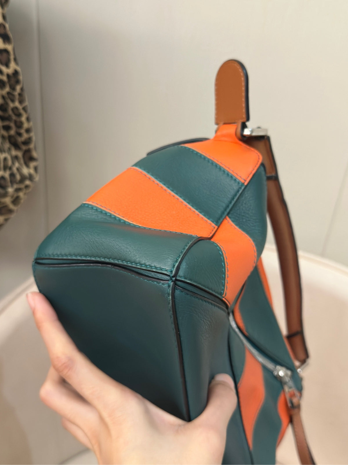Loewe - Puzzle Small - Leather - Multicolour - (small)