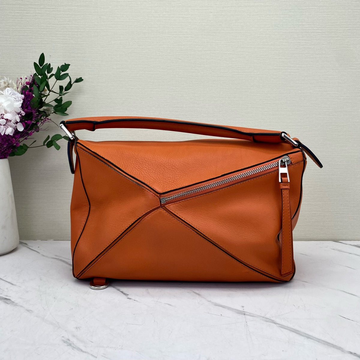 Loewe - Puzzle Small - Leather - Orange - (small)