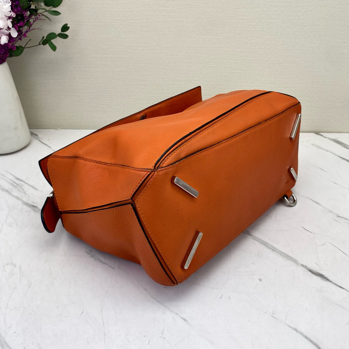 Loewe - Puzzle Small - Leather - Orange - (small)