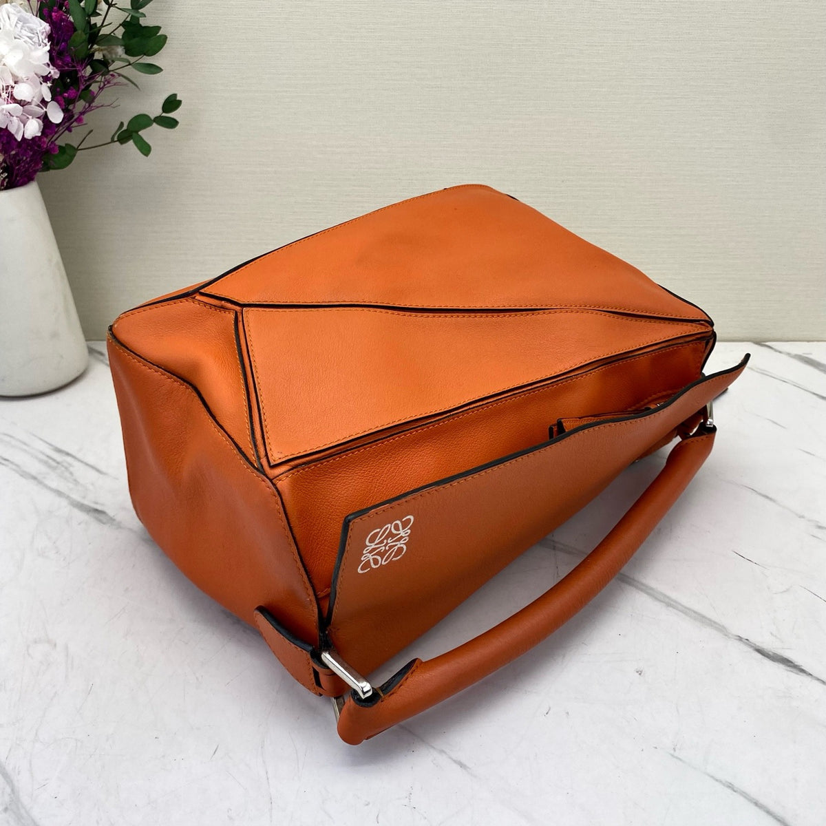 Loewe - Puzzle Small - Leather - Orange - (small)