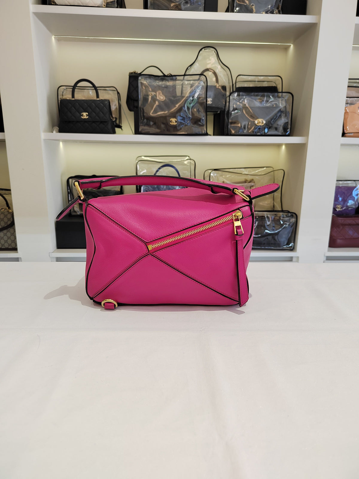 Loewe - Puzzle Small - Leather - Pink - (small)