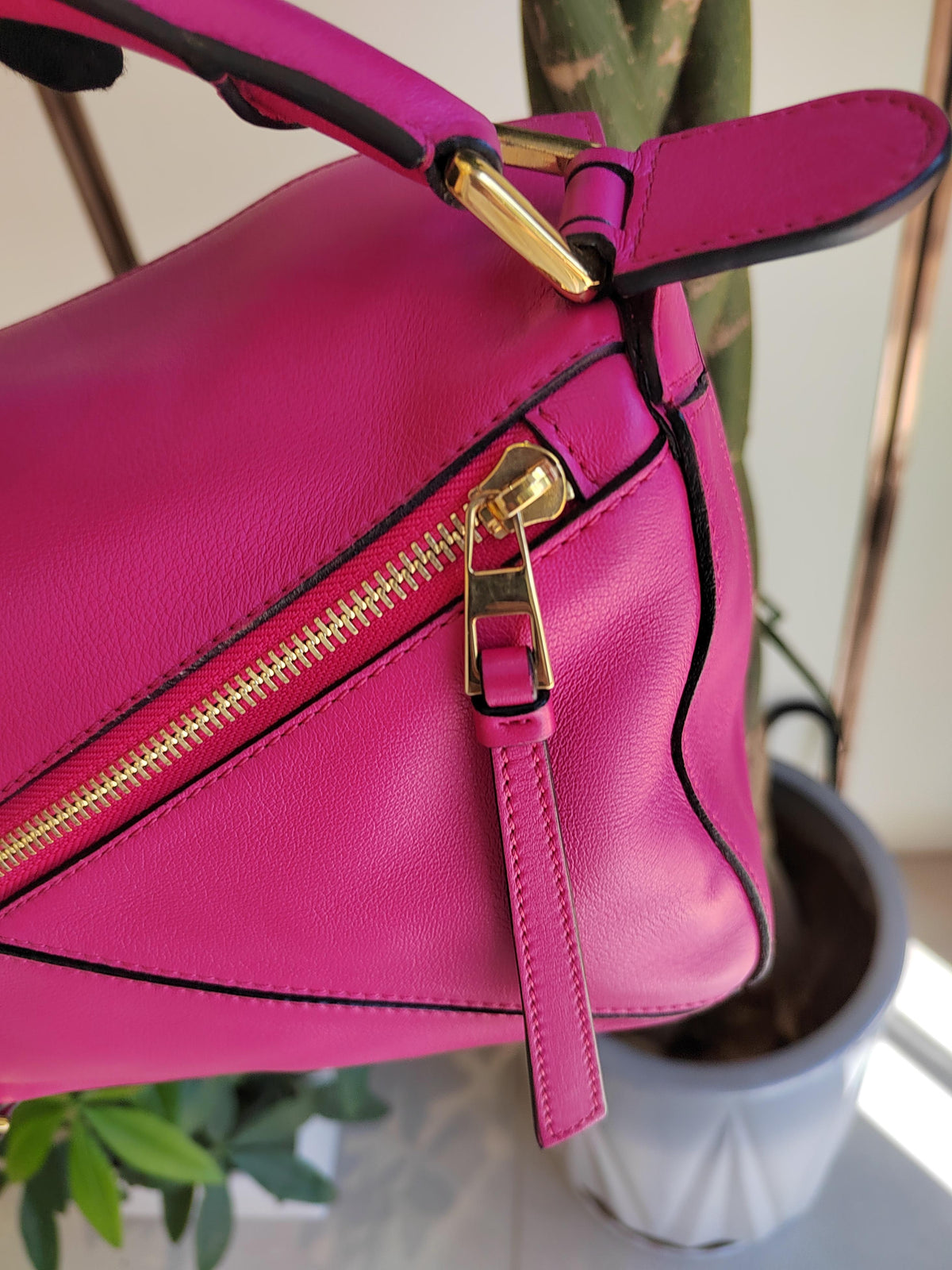 Loewe - Puzzle Small - Leather - Pink - (small)
