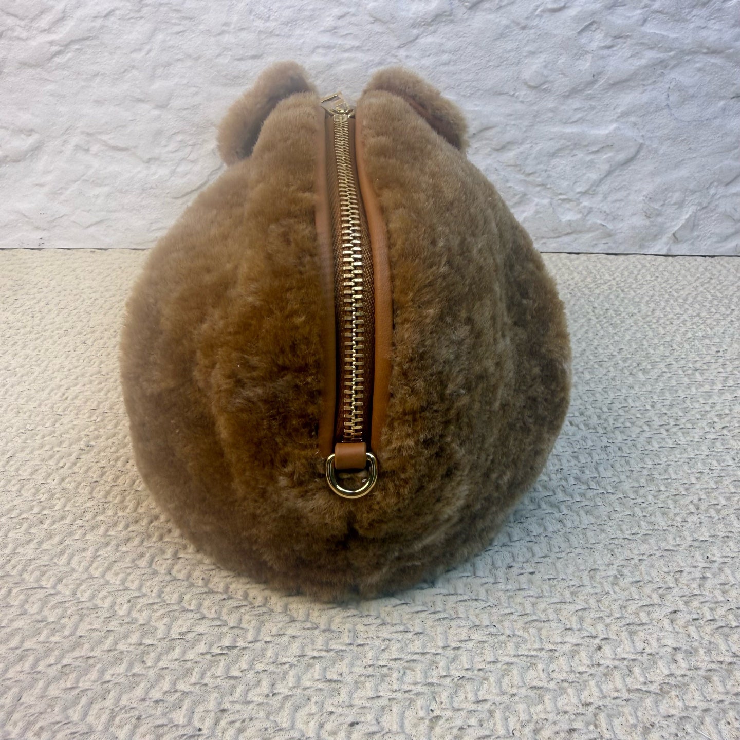 Loewe - Suna x Fujita Hamster Bag - Shearling - Brown - (mini)