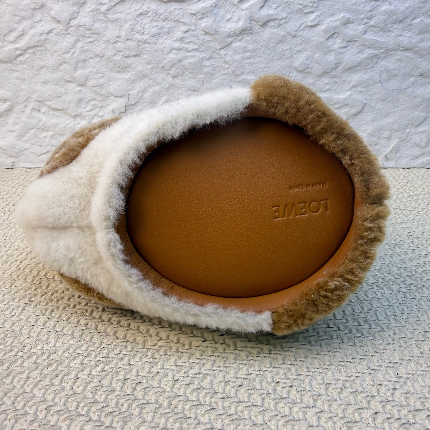 Loewe - Suna x Fujita Hamster Bag - Shearling - Brown - (mini)