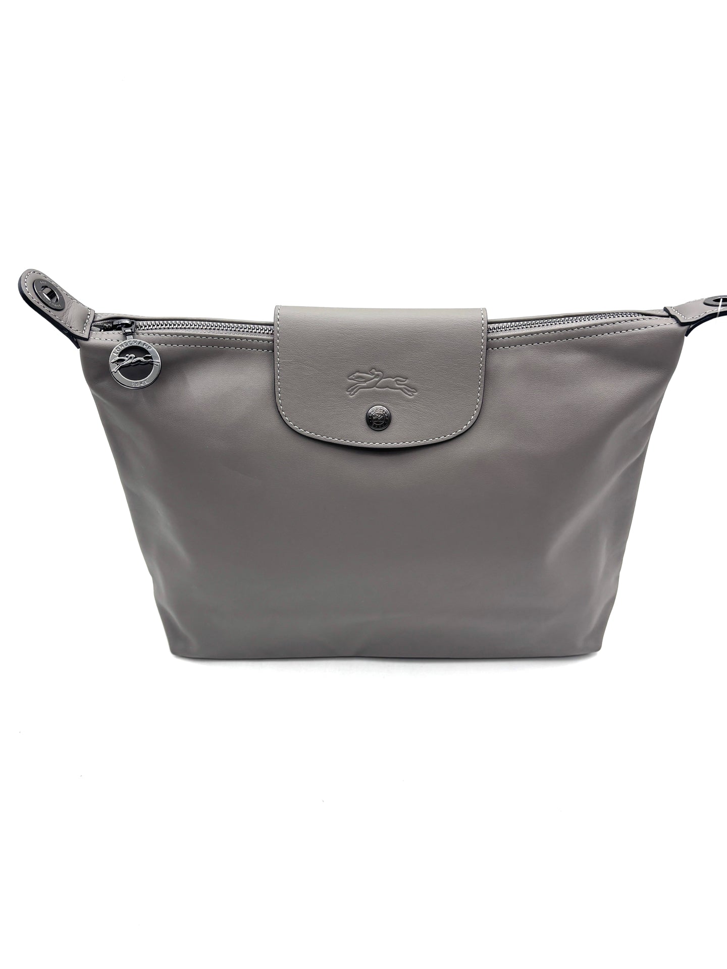Longchamp - Le Pliage Xtra 32 - Leather - Grey - (medium)