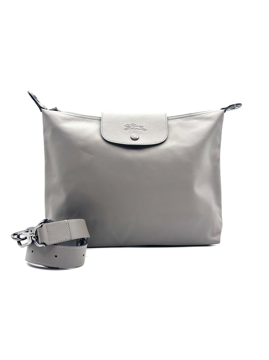 Longchamp - Le Pliage Xtra 32 - Leather - Grey - (medium)