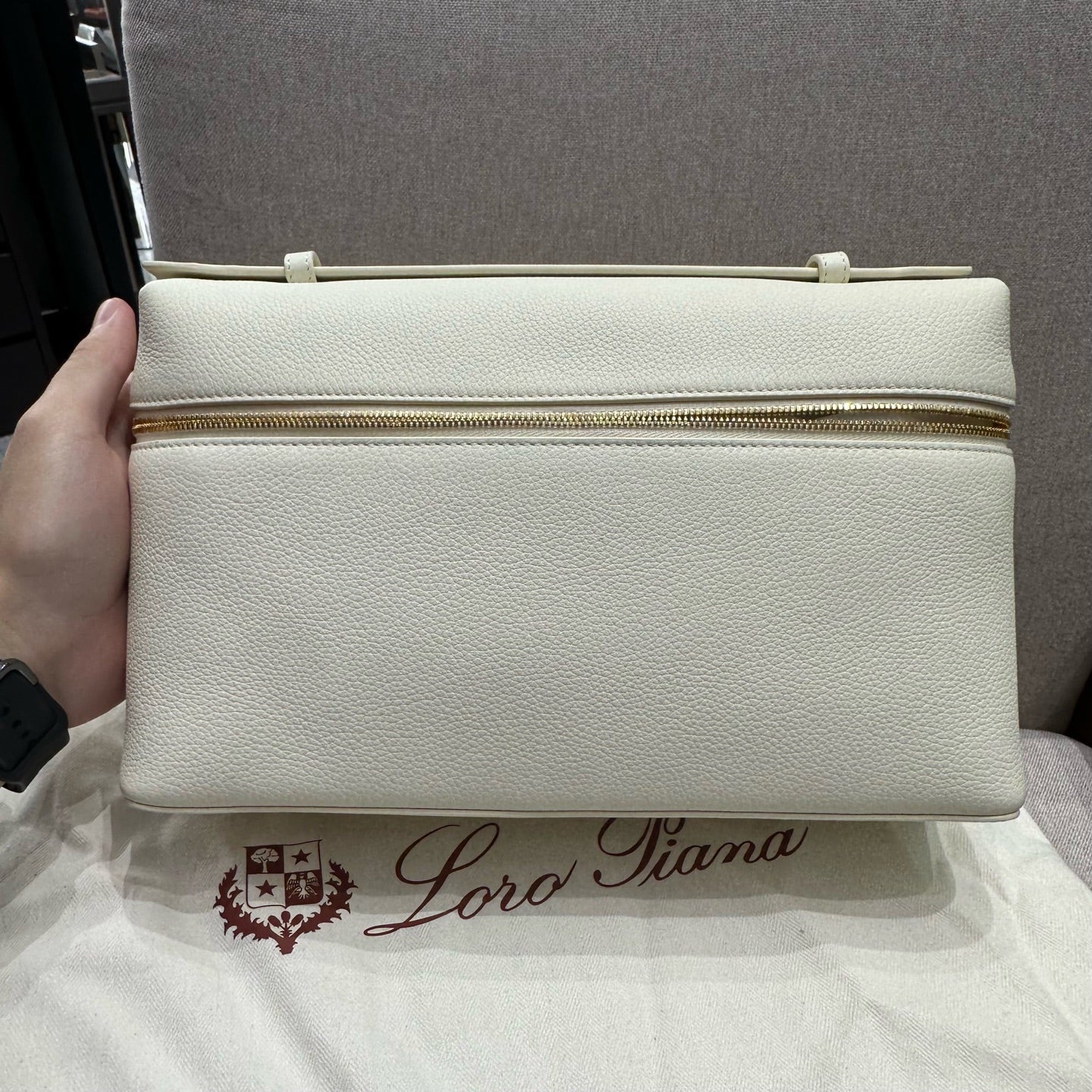 Loro Piana - Extra Pocket L27 - Leather - Beige - (mini)