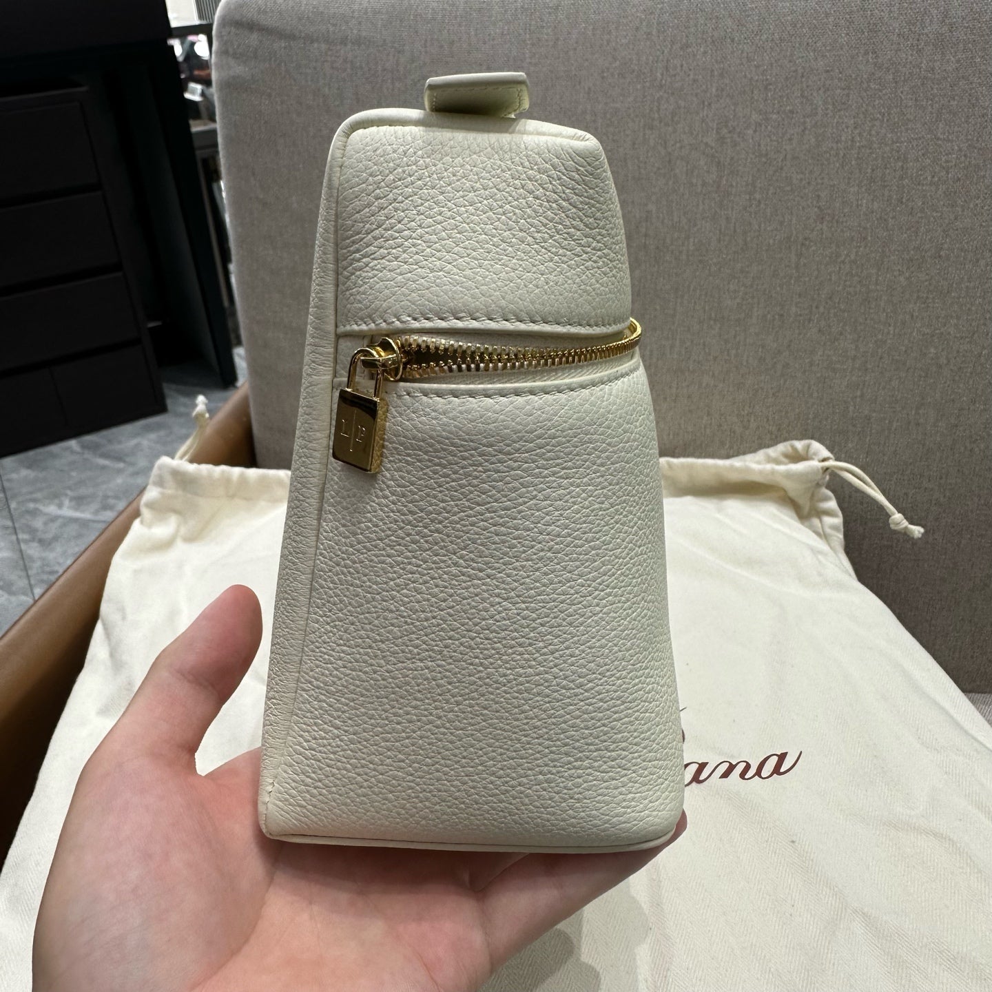 Loro Piana - Extra Pocket L27 - Leather - Beige - (mini)