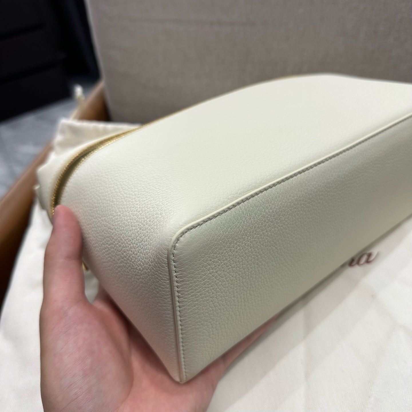 Loro Piana - Extra Pocket L27 - Leather - Beige - (mini)