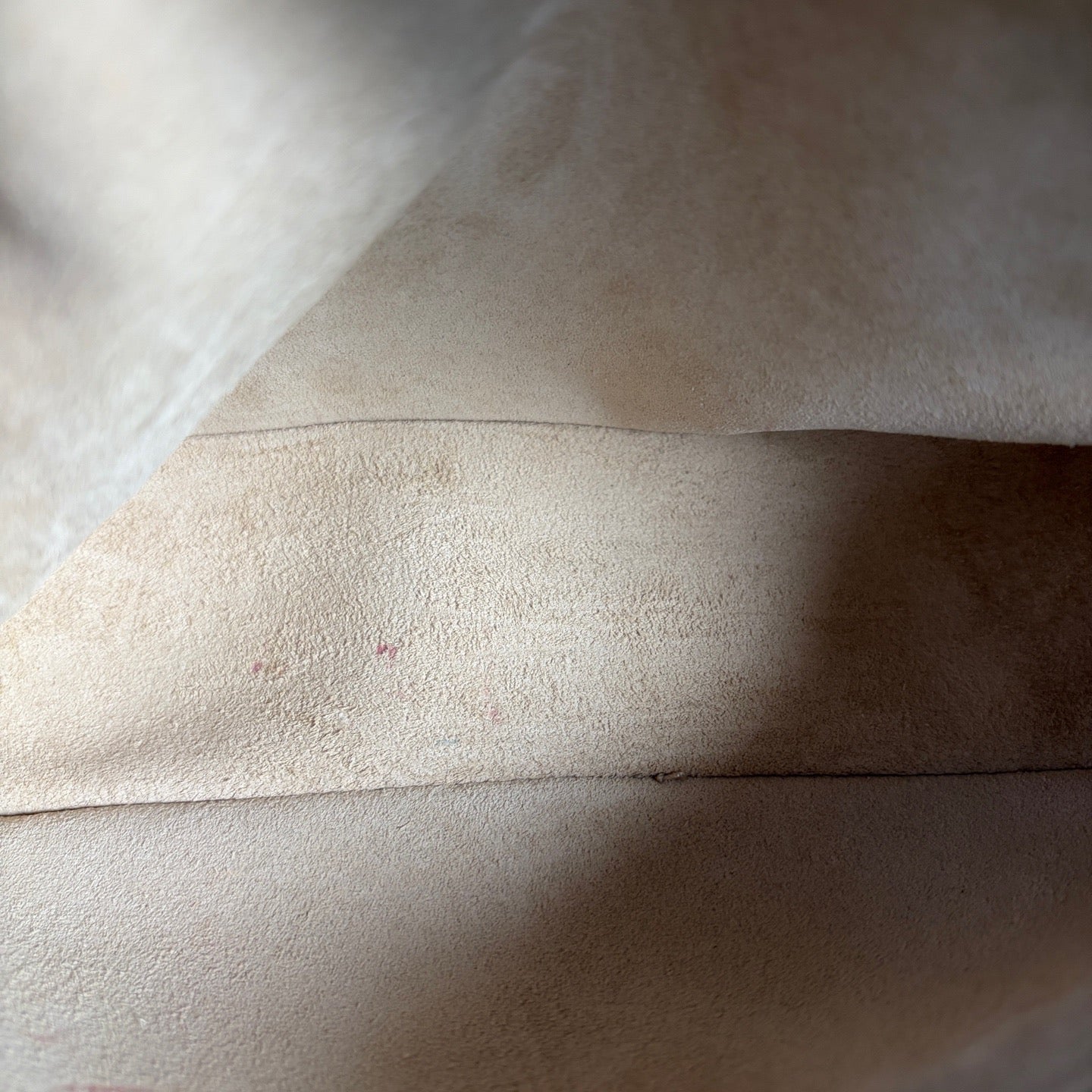 Loro Piana - Extra Pouch L19 - Lamb wool with leather trim - Beige with brown accents - (mini)