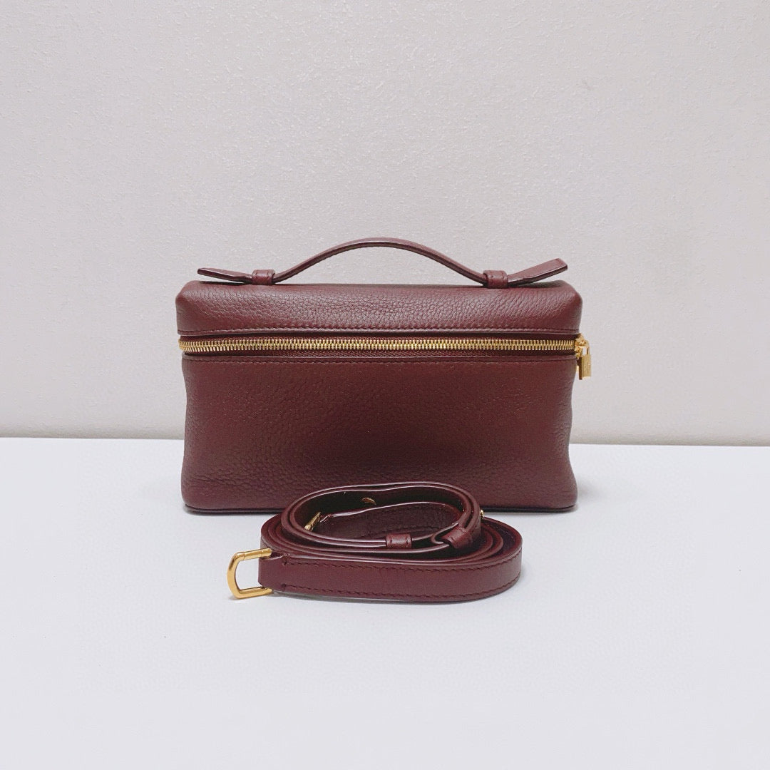 Loro Piana - ExtraPocket L19 - Leather - Burgundy - (mini)