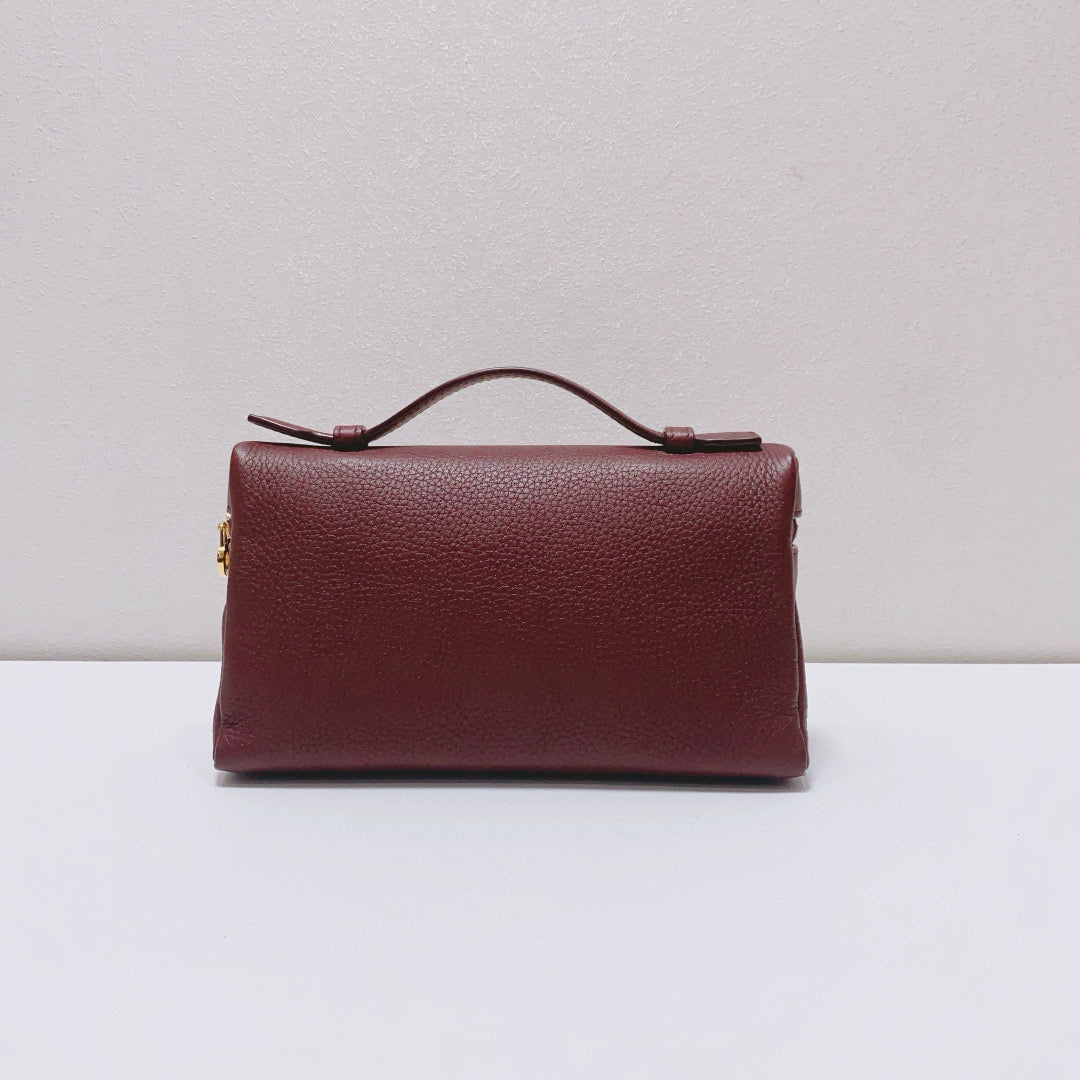 Loro Piana - ExtraPocket L19 - Leather - Burgundy - (mini)