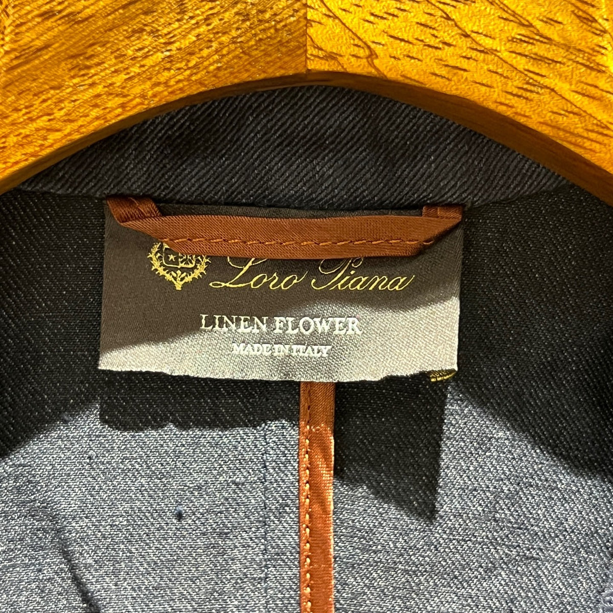 Loro Piana - Linen Flower - Linen - Navy - (36)