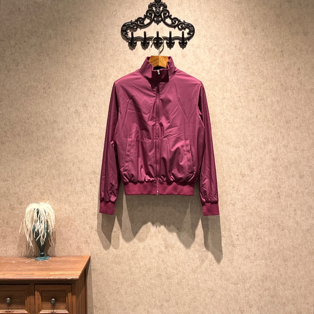 Loro Piana - LORO PIANA BOMBER - Polyamide - Burgundy - (XS)