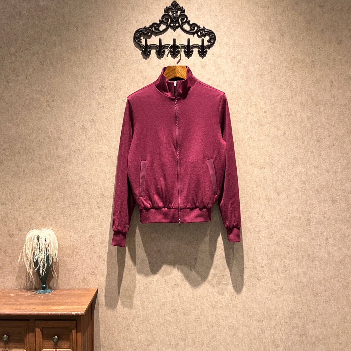 Loro Piana - LORO PIANA BOMBER - Polyamide - Burgundy - (XS)