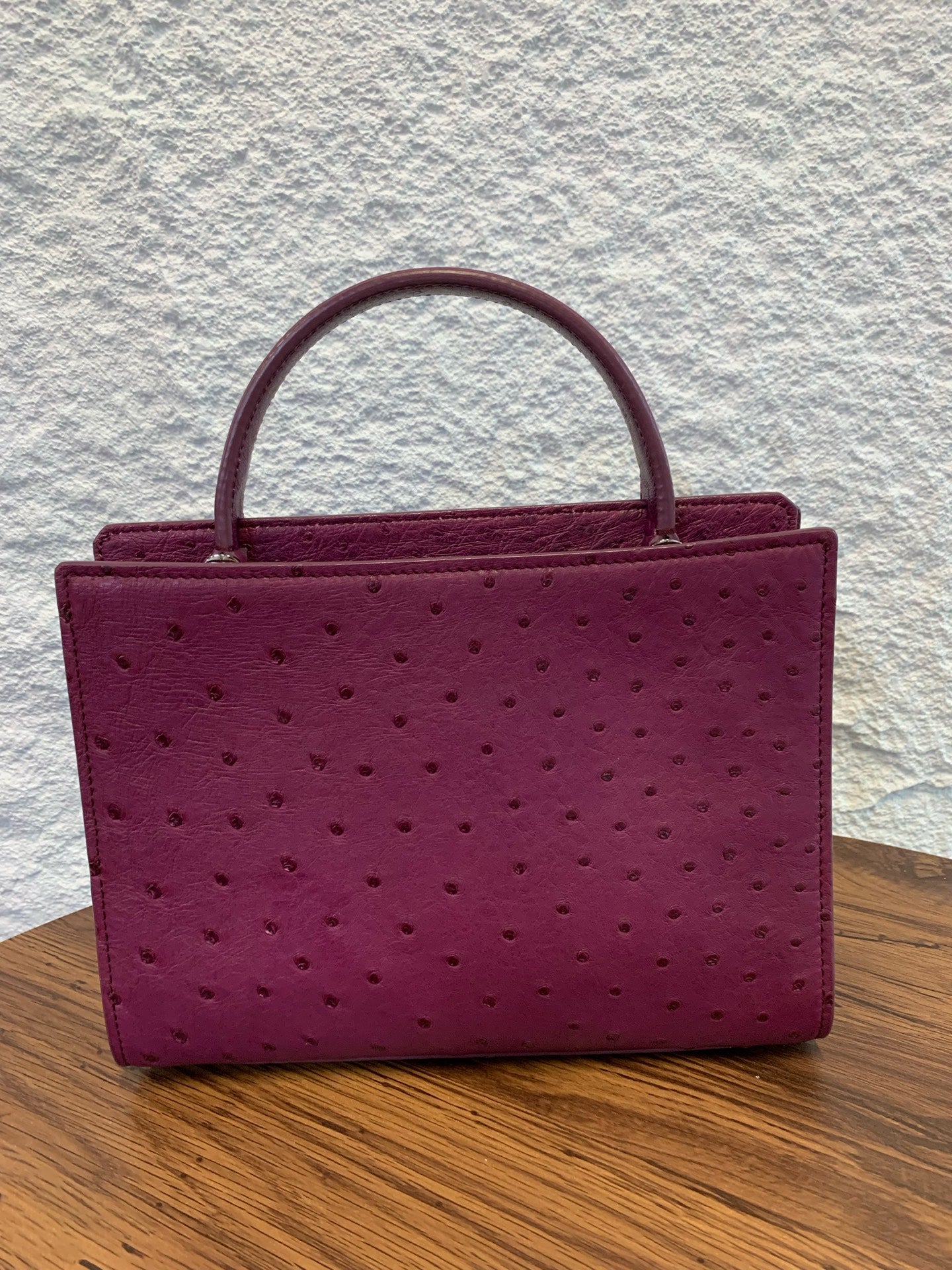 Loro Piana - Other - Exotic leathers - Ostrich - Purple - (small)