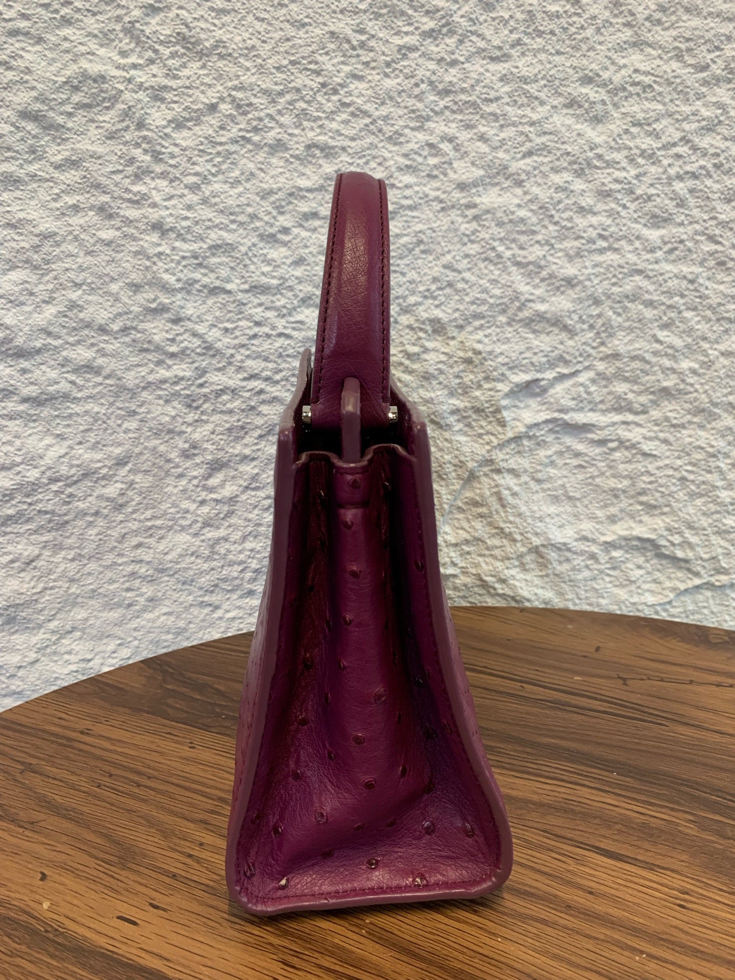 Loro Piana - Other - Exotic leathers - Ostrich - Purple - (small)