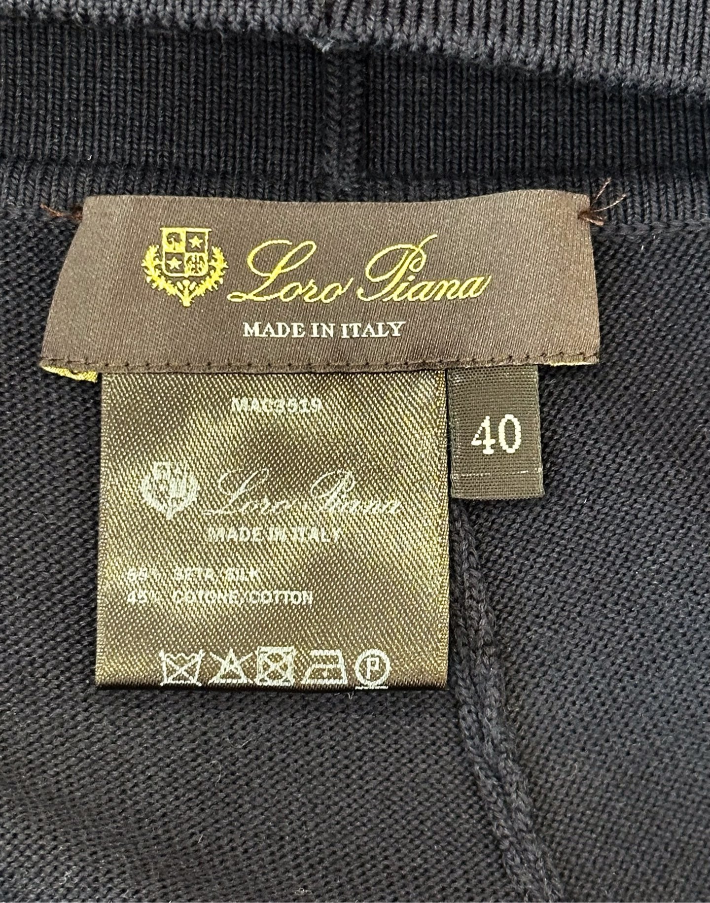 Loro Piana - Other - Silk - Navy - (40)