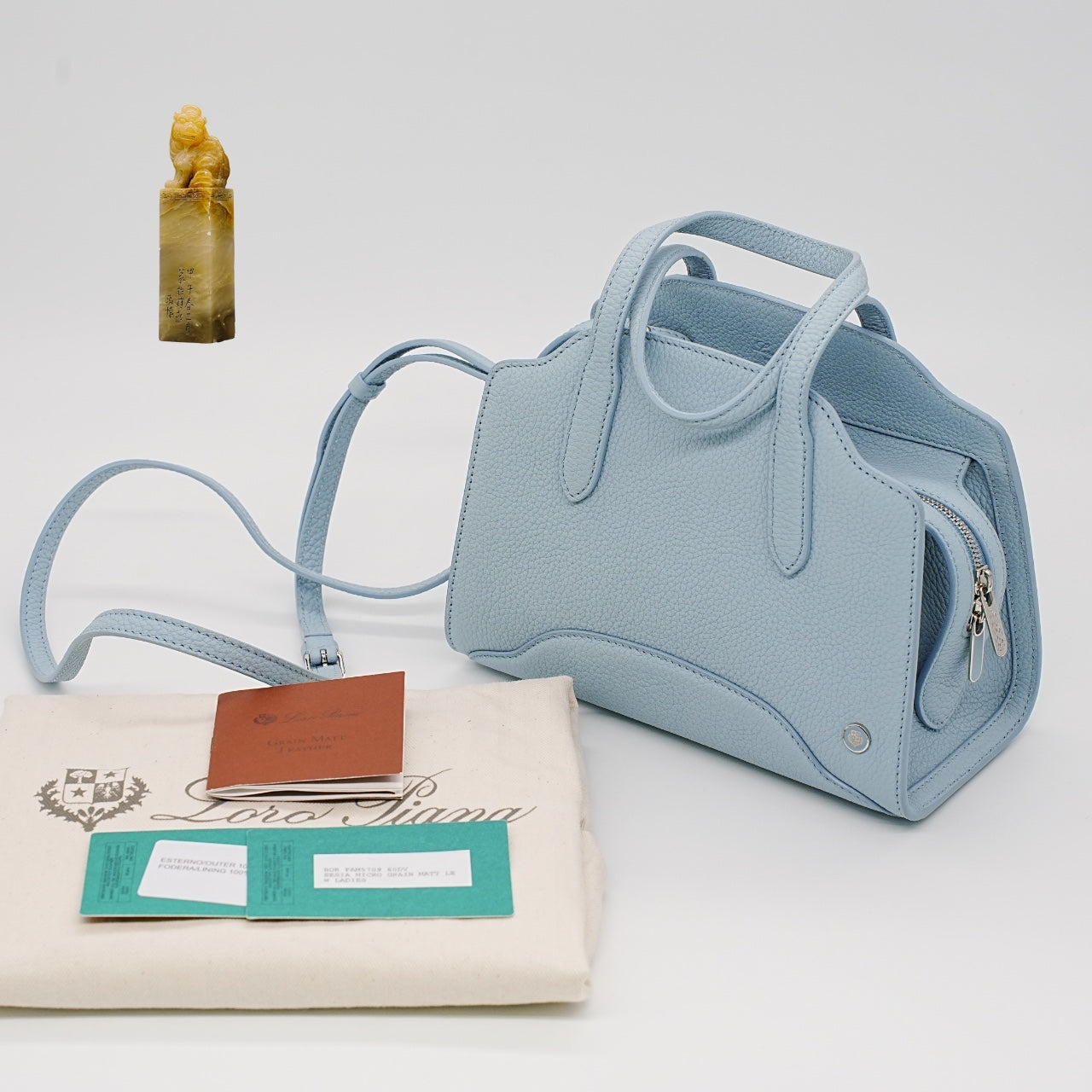 Loro Piana - Sesia - Leather - Blue - (mini)