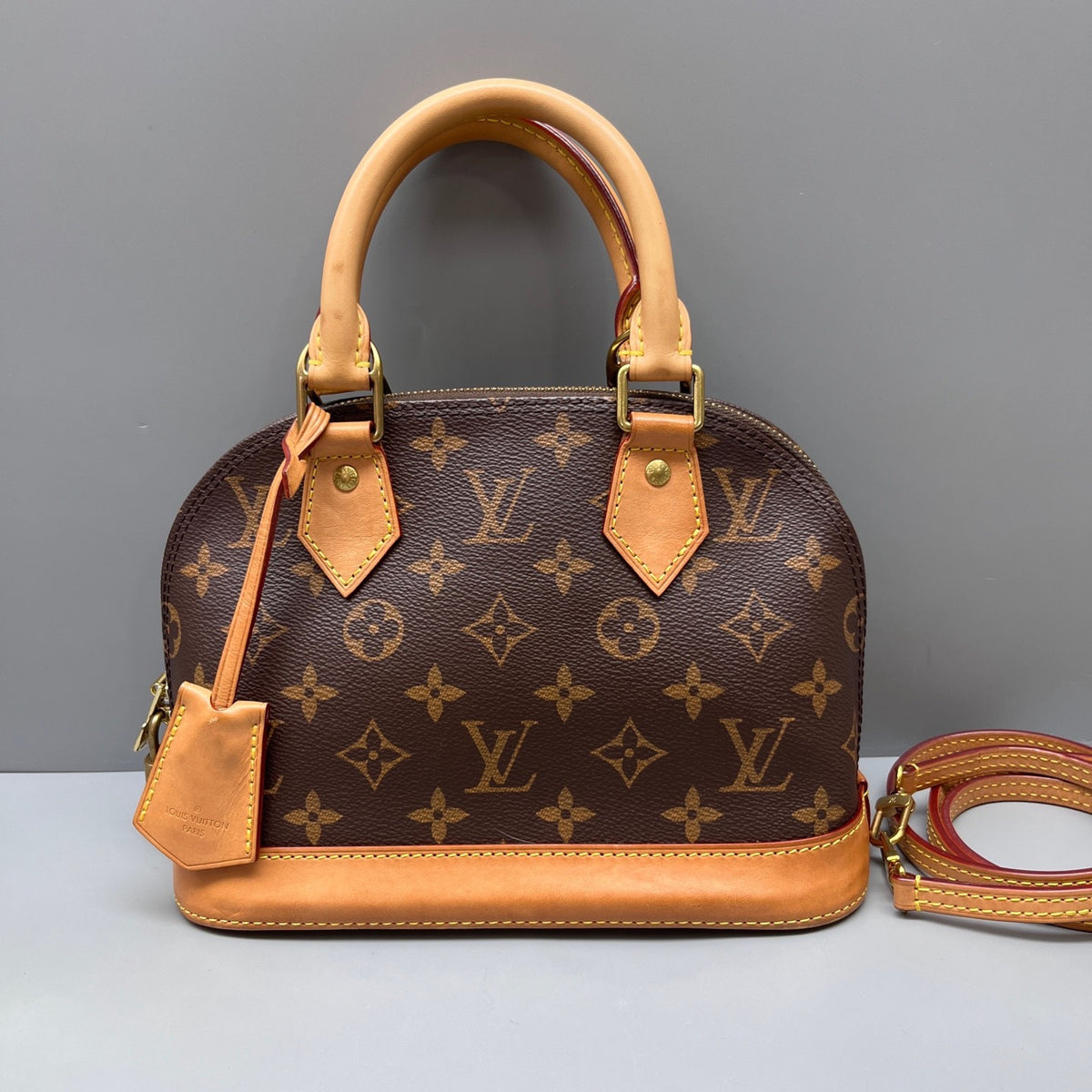 Louis Vuitton - Alma BB - Cloth - Brown - (mini)