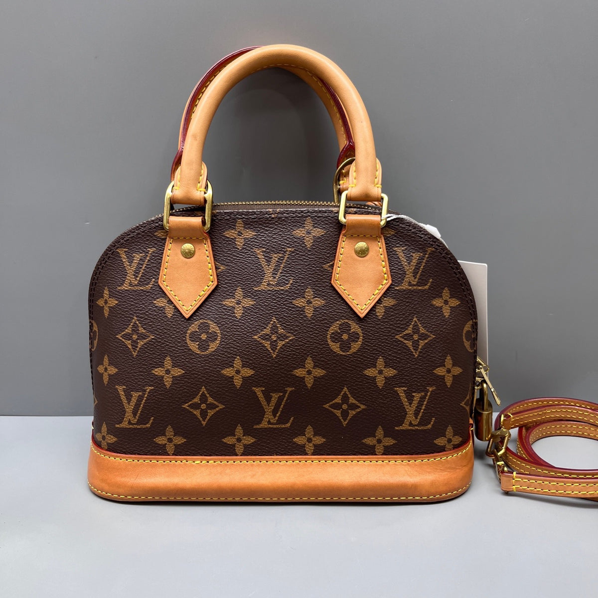 Louis Vuitton - Alma BB - Cloth - Brown - (mini)