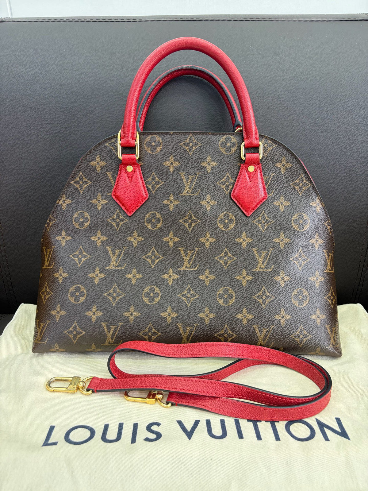 Louis Vuitton - Alma BB - Cloth - Brown - (small)