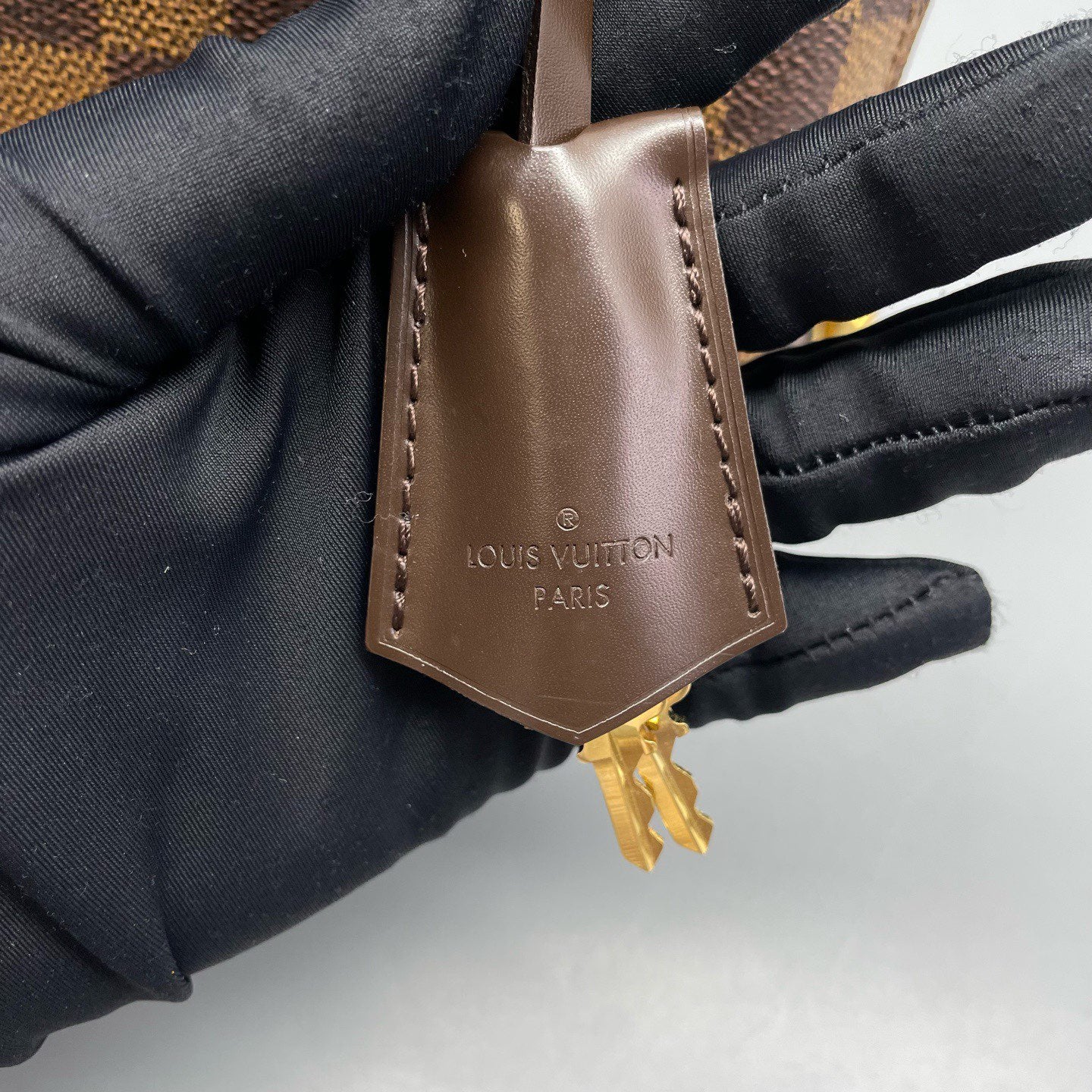 Louis Vuitton - Alma BB - Damier Ebene coated canvas with smooth leather trim - Brown - (mini)