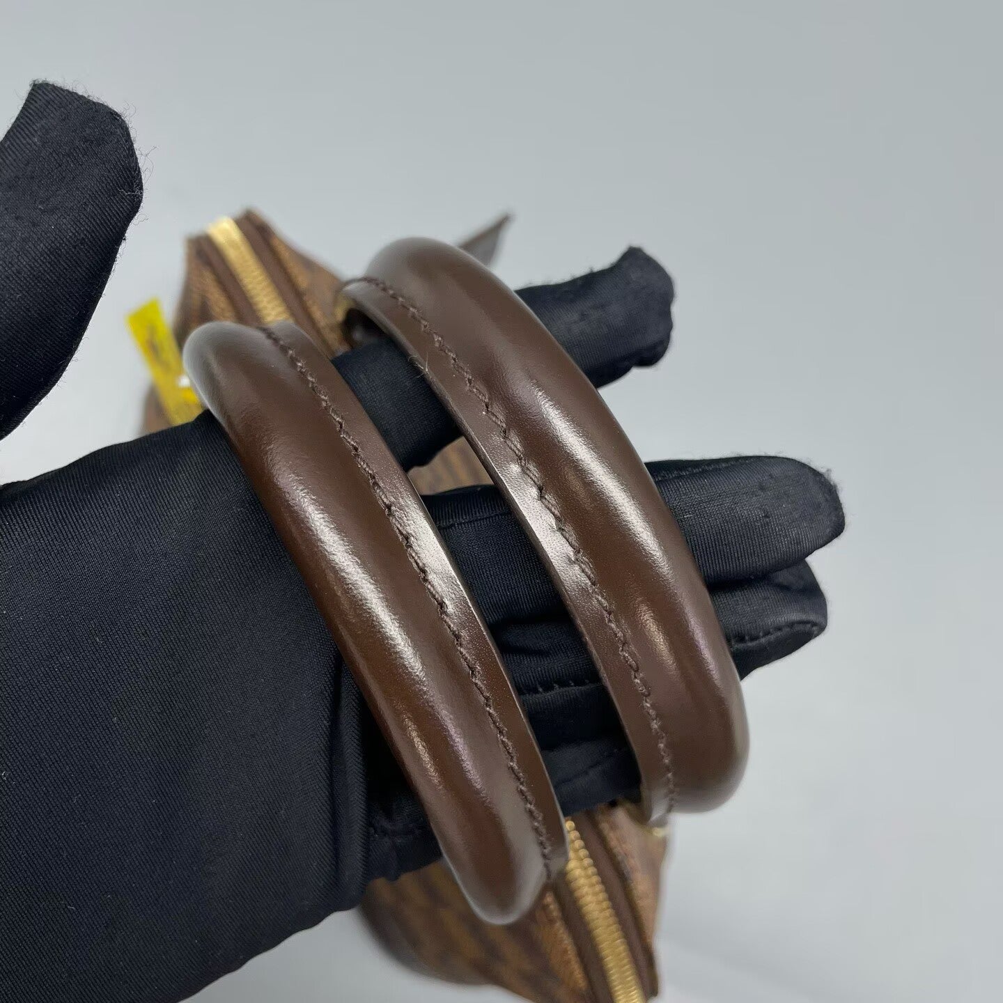 Louis Vuitton - Alma BB - Damier Ebene coated canvas with smooth leather trim - Brown - (mini)