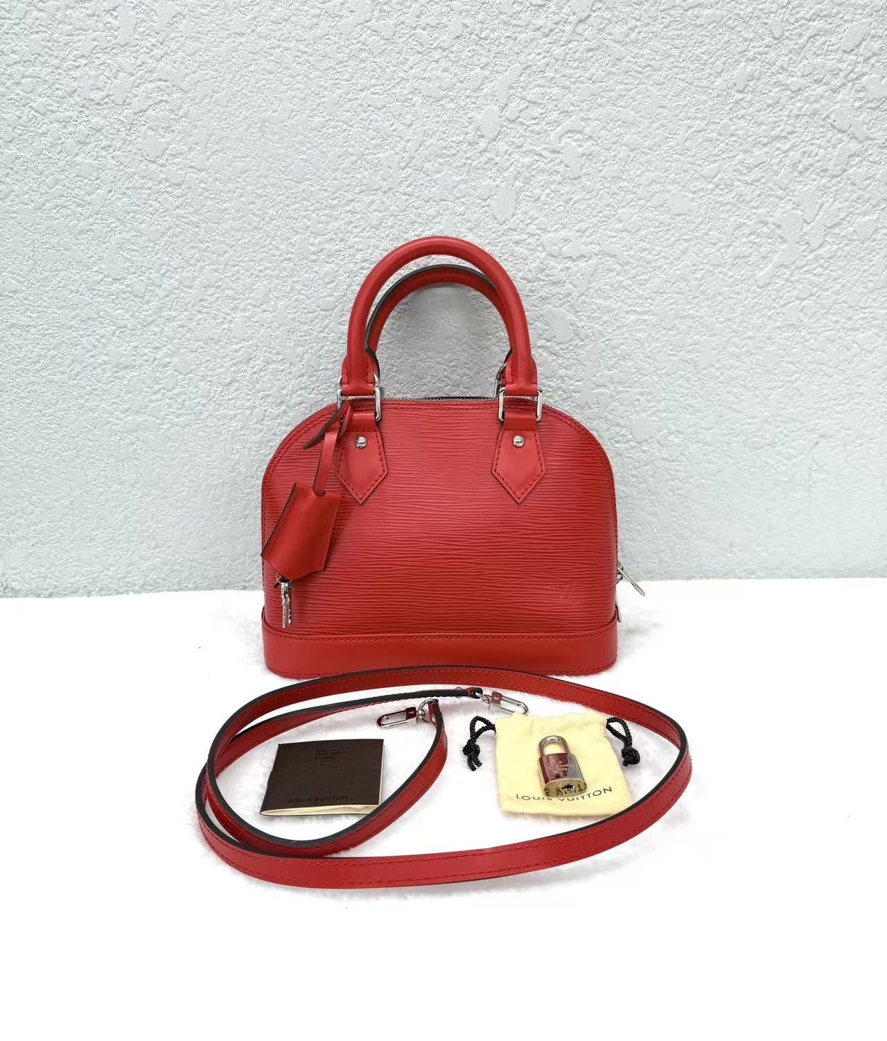 Louis Vuitton - Alma BB - Epi leather - Red - (mini)