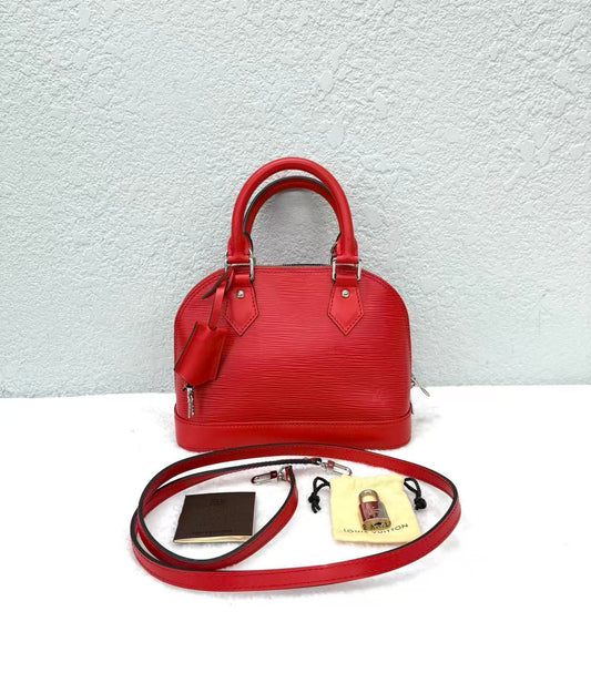 Louis Vuitton - Alma BB - Epi leather - Red - (mini)