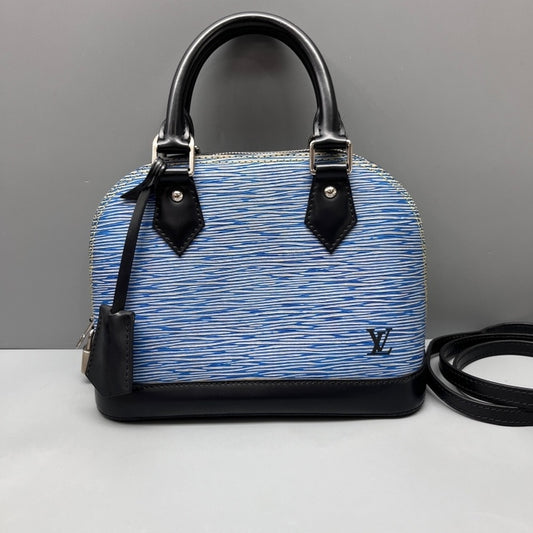 Louis Vuitton - Alma BB - Leather - Blue - (mini)