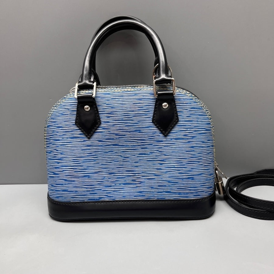 Louis Vuitton - Alma BB - Leather - Blue - (mini)