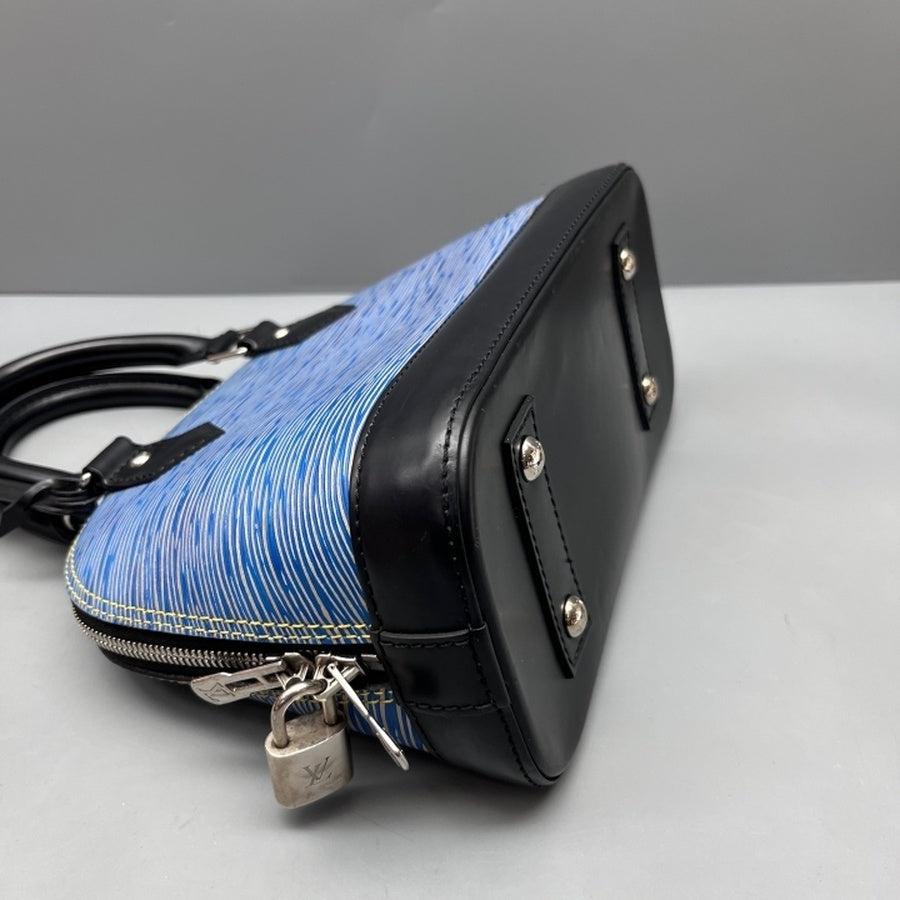 Louis Vuitton - Alma BB - Leather - Blue - (mini)
