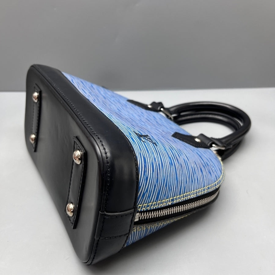 Louis Vuitton - Alma BB - Leather - Blue - (mini)
