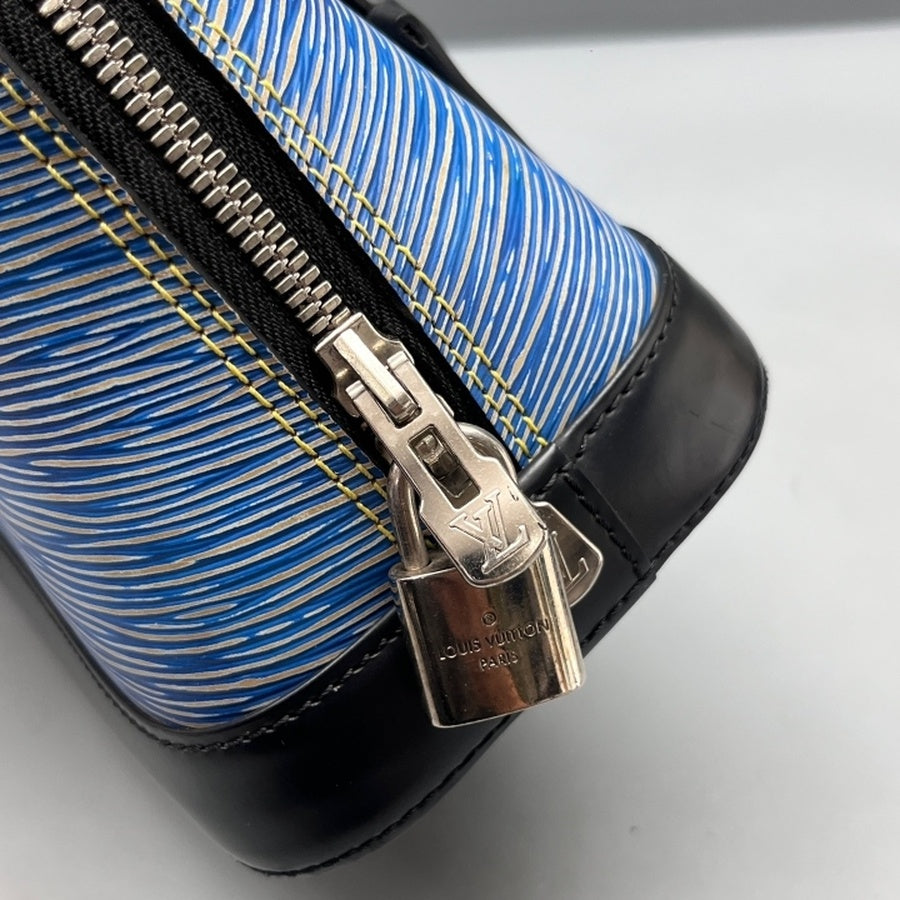 Louis Vuitton - Alma BB - Leather - Blue - (mini)