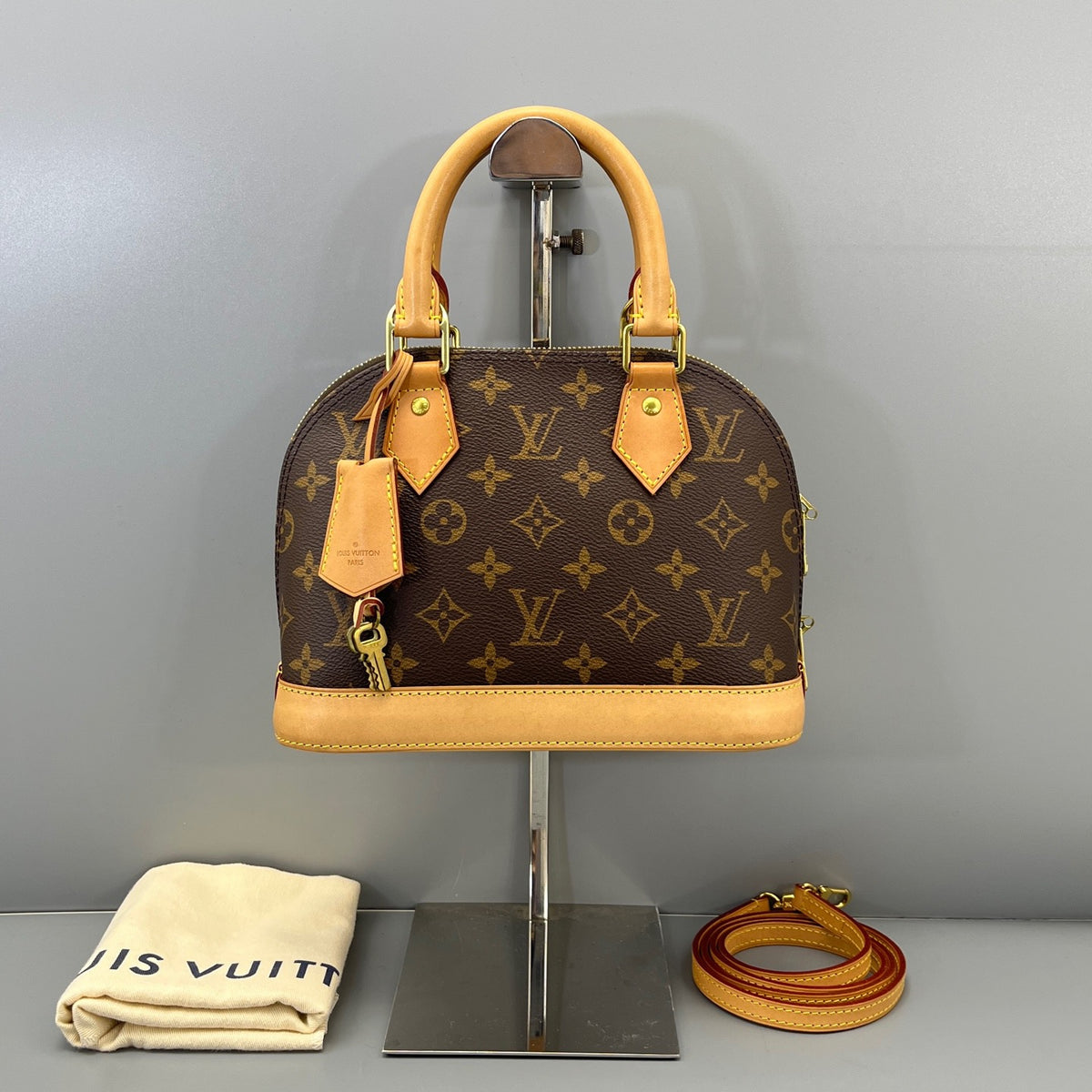 Louis Vuitton - Alma BB - Leather - Brown - (mini)
