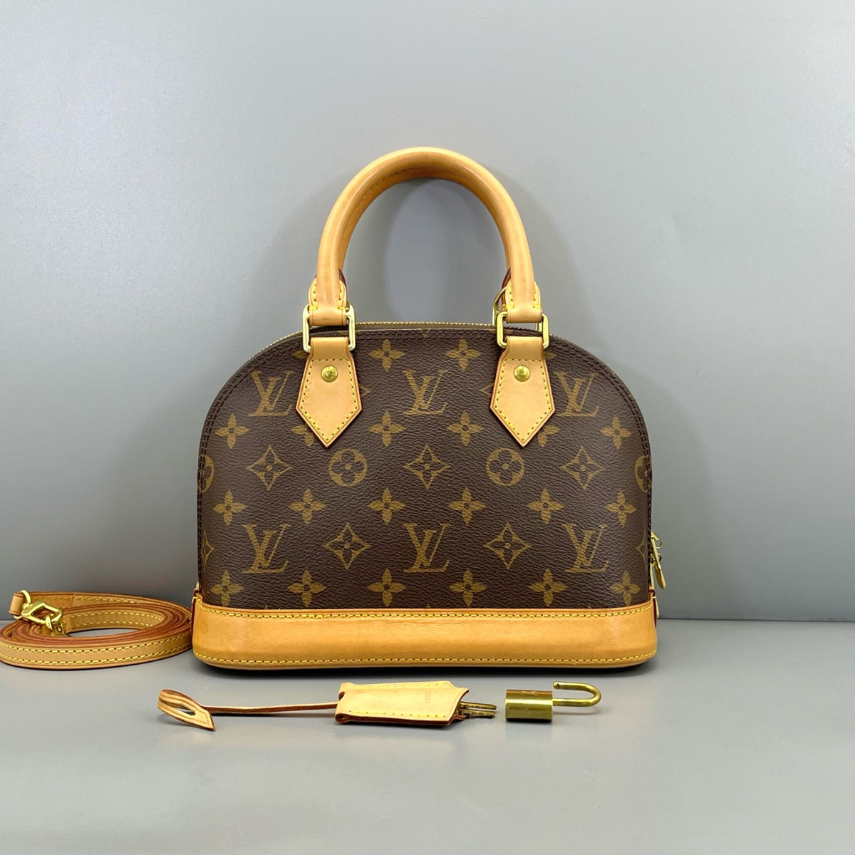 Louis Vuitton - Alma BB - Leather - Brown - (mini)