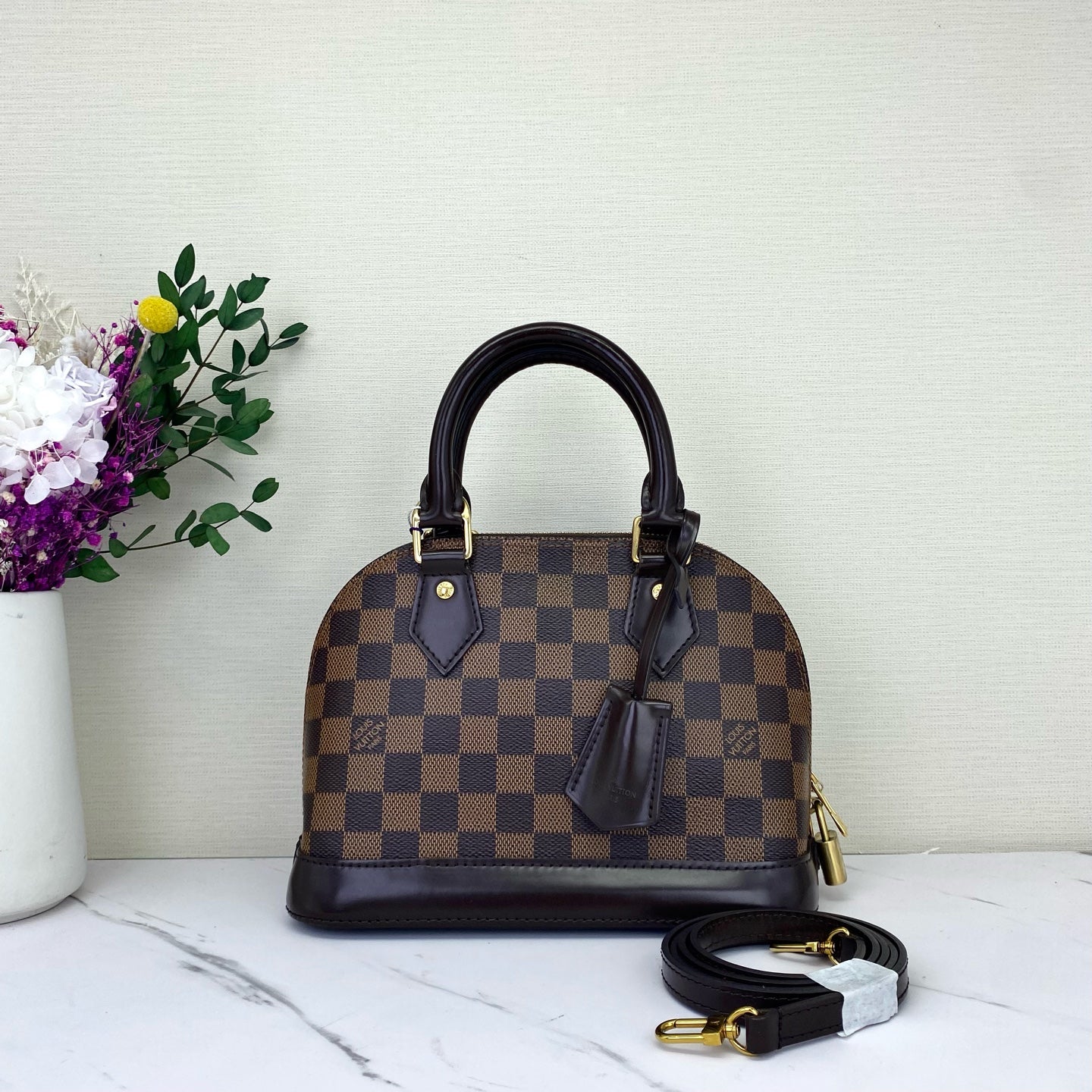 Louis Vuitton - Alma BB - Leather - Brown - (mini)