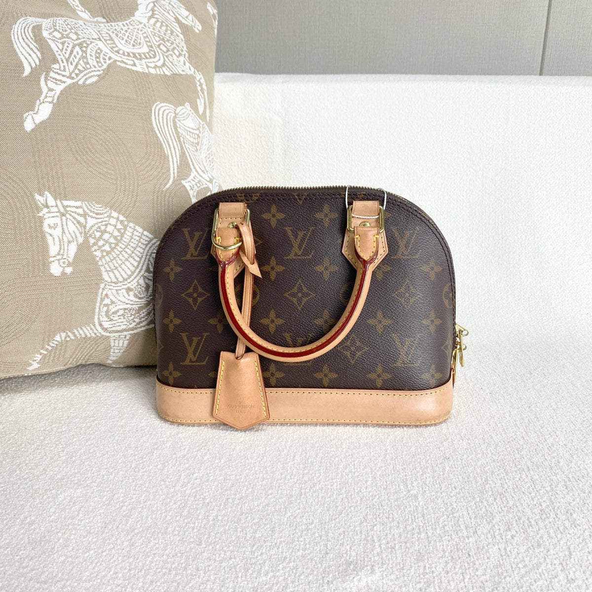 Louis Vuitton - Alma BB - Leather - Brown - (mini)