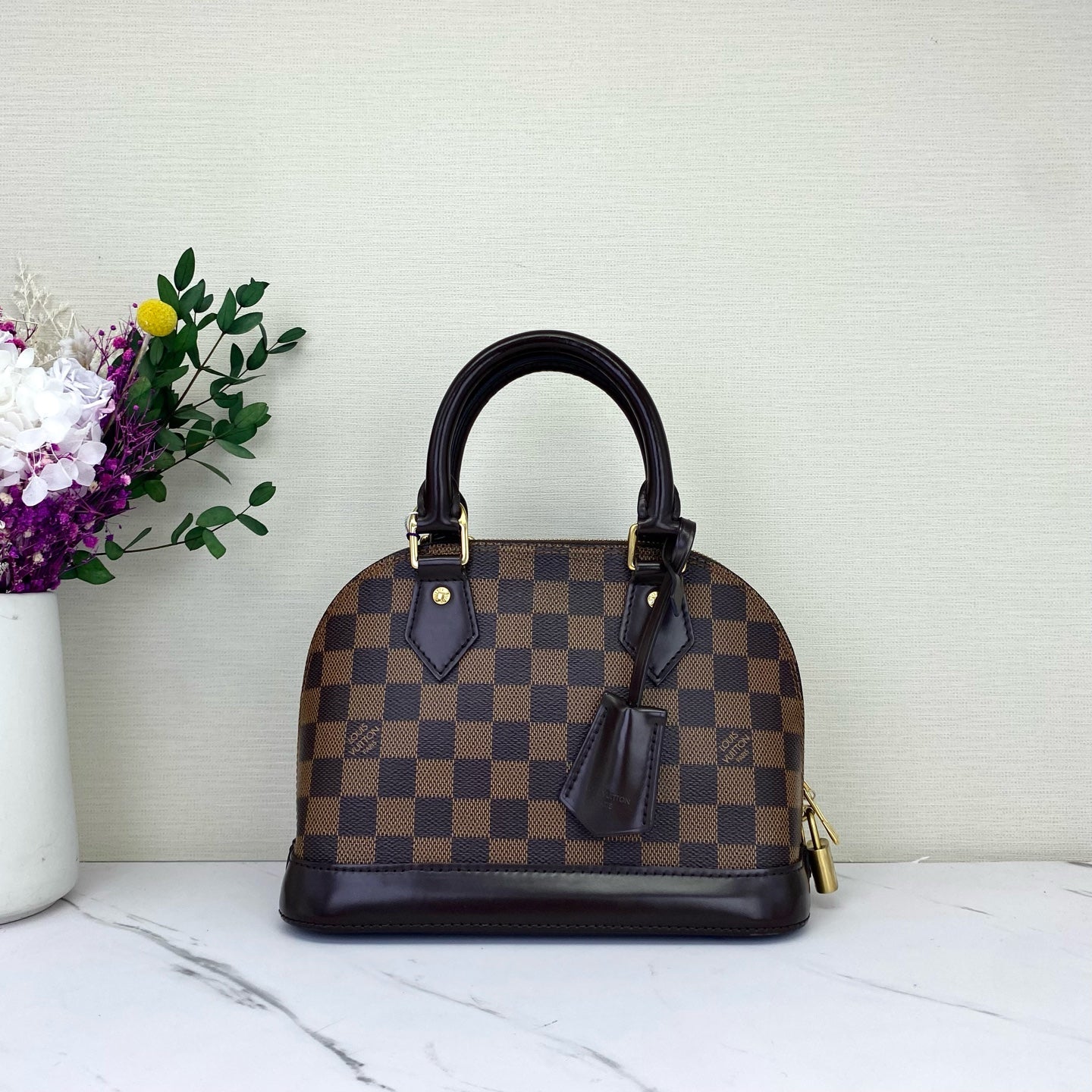 Louis Vuitton - Alma BB - Leather - Brown - (mini)